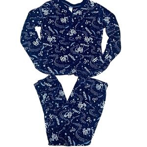 Harry Potter Fleece Pajama Set Women’s Size Medium (8–10)
